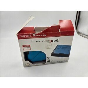 Insignia Nintendo 3DS 3DS XL Vault Case Blue Black Heavy Duty Protective Shell